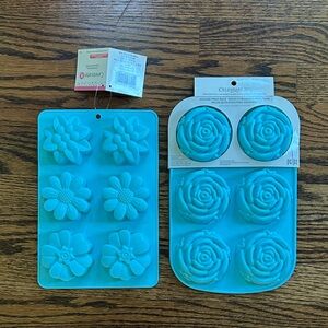 Celebrate It Turquoise Silicone Flower Mold Set